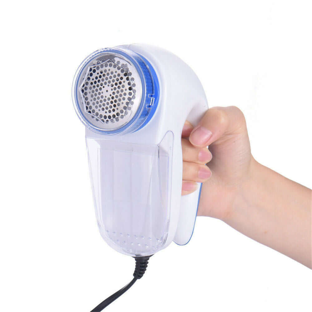 Handheld Lint Fabric Remover designed for removing lint, fuzz, and pet hair from clothing.