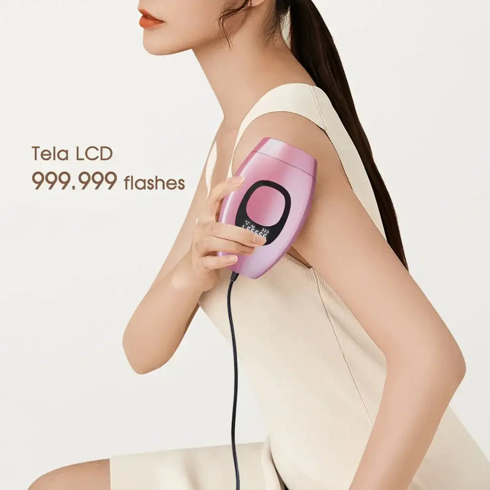 IPL Laser Hair Removal Epilator offers fast, pain-free hair removal with 999,999 flashes and adjustable intensity for smooth skin.