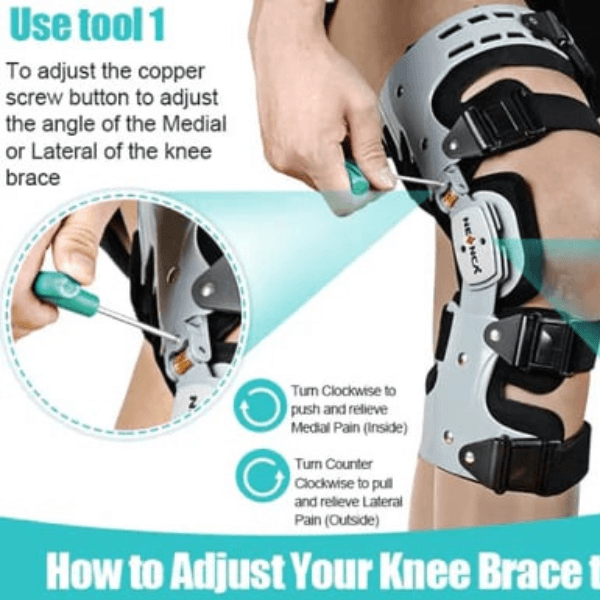 Knee Brace Pro offers orthotic support, customizable fit, posture restoration, and comfort for swift post-surgery recovery.