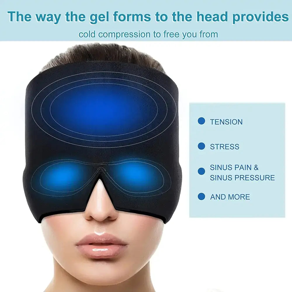 Soothe headaches and migraines with our Hot & Cold Therapy Cap, designed for ultimate comfort and targeted relief.