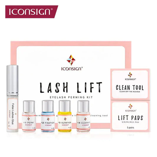 Elevate your lash game with the ICONSIGN Lash Lift Kit! Get stunning, curled lashes effortlessly with our Eyelash Perm Lotion & Enhancer.