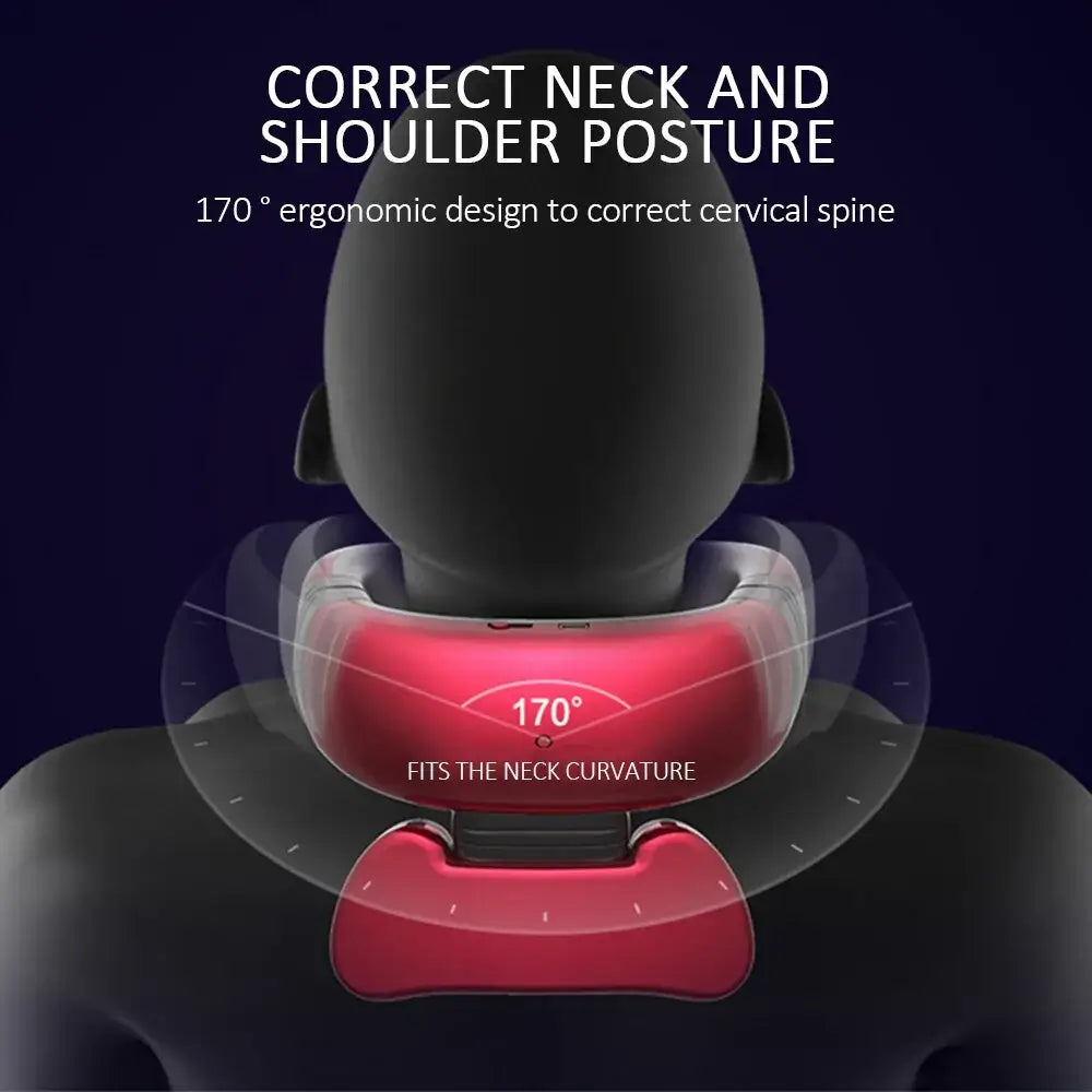 Smart 4D Magnetic Neck Massager relieves neck pain with magnetic therapy and advanced technology for comfort and relaxation.