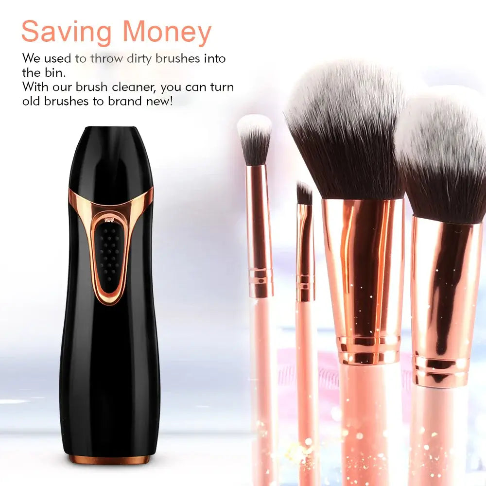 Automatic makeup brush cleaner & dryer for hygienic, professional-level cleaning. Simplifies beauty routine & extends brush lifespan.