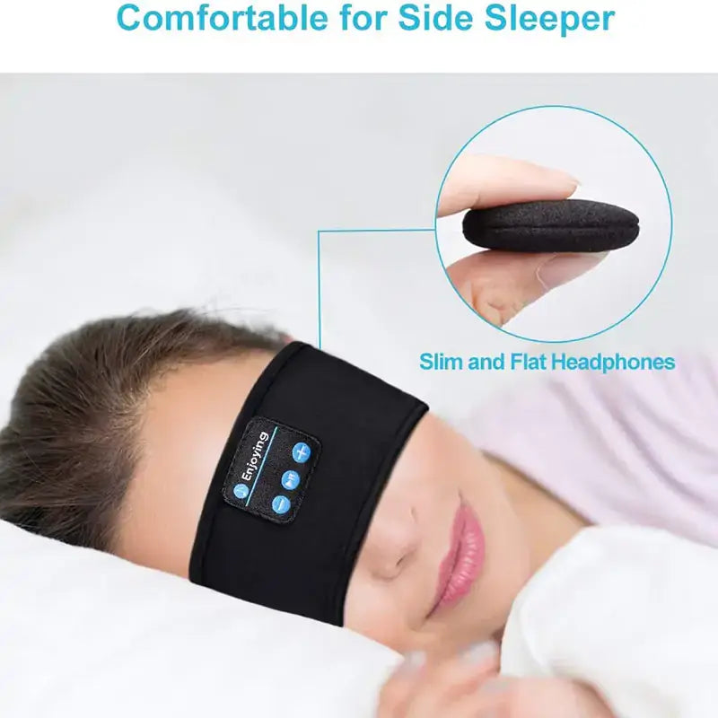 Indulge in relaxation with our Bluetooth Headphones Soft Elastic Eye Mask, blending comfort and sound for serene slumbers.