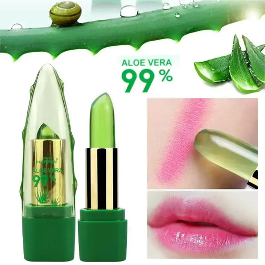 Keep lips soft and hydrated with our Aloe Vera Moisturizing Lip Balm. Protects and rejuvenates for all-day comfort.