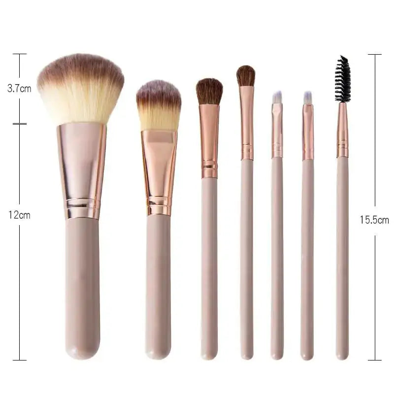 OmyBrush professional makeup brush kit with premium leather case for flawless application and seamless blending.