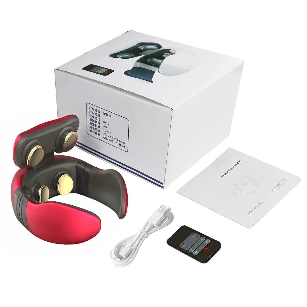 Smart 4D Magnetic Neck Massager relieves neck pain with magnetic therapy and advanced technology for comfort and relaxation.