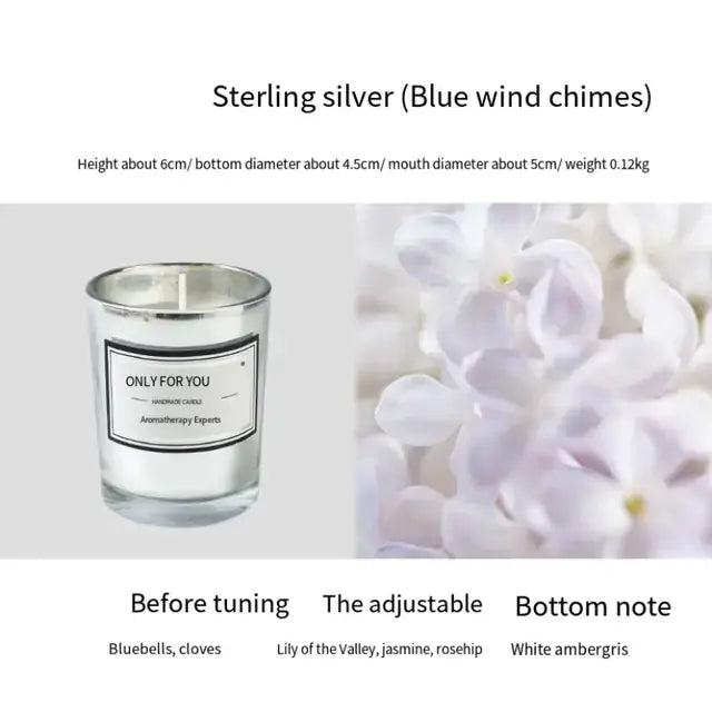 Fill your space with the delicate fragrance of lavender and chamomile – our smokeless candle offers tranquility without the soot.