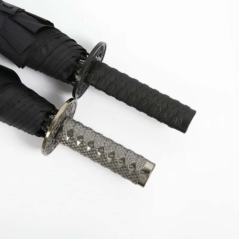 Embrace your inner warrior with our Samurai Knife Umbrella – a Katana-inspired design for protection and style, rain or shine.