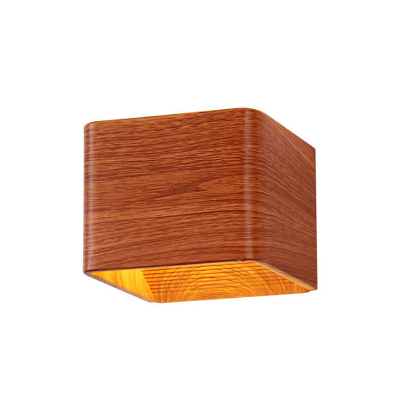 Indoor Wall Mounted Lamp with a sleek wooden design and warm light, perfect for enhancing your living space.