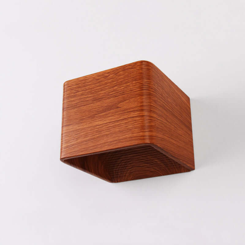 Indoor Wall Mounted Lamp in sleek wooden design, perfect for brightening living spaces.