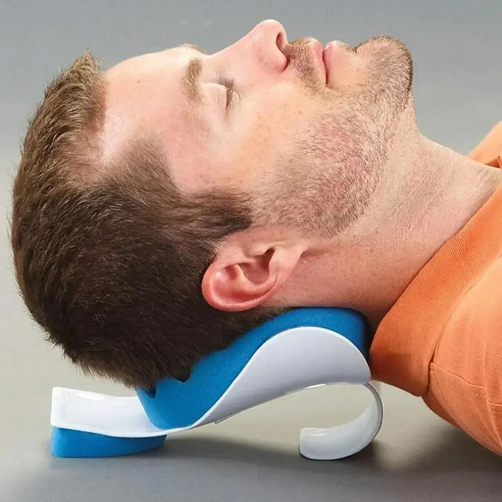 Ultimate comfort and support with the Neck Shoulder Relaxation Traction Pillow, reducing stiffness and improving circulation.