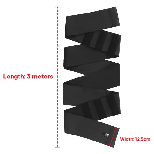 Waist Trainer with magic strips for customized fit and consistent support during any activity.