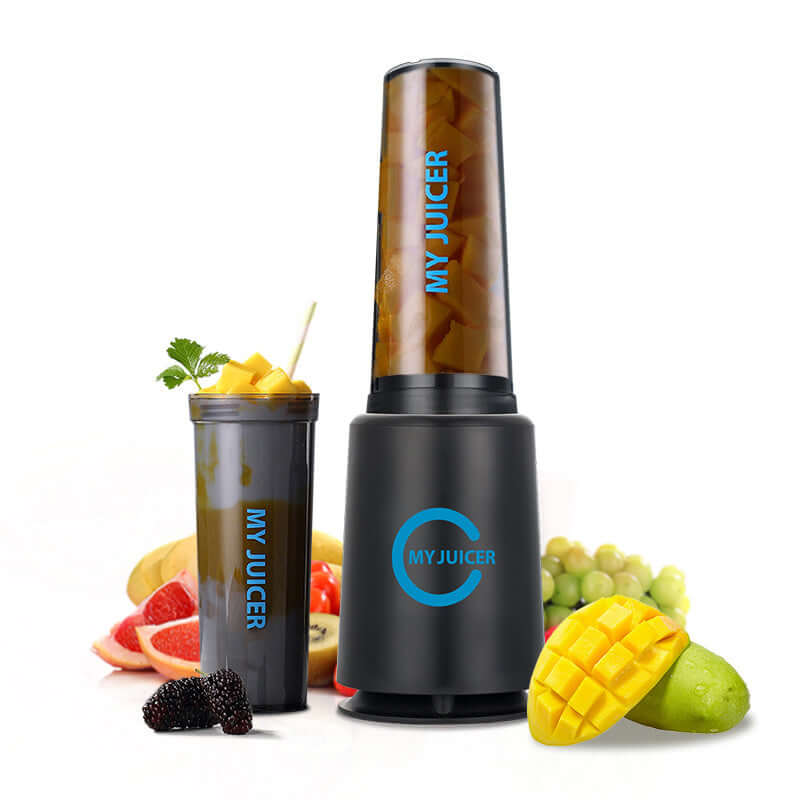 Sleek Multi Function Juicer blending fresh fruit smoothies, perfect for healthy lifestyles and easy juice preparation at home.