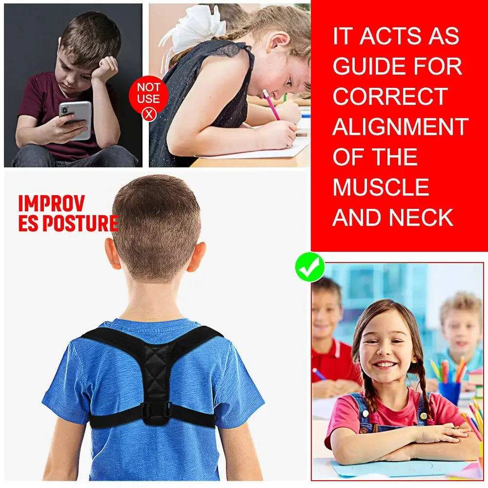 Boost confidence and appearance with the Adjustable Back Shoulder Posture Corrector, promoting better posture and poise.