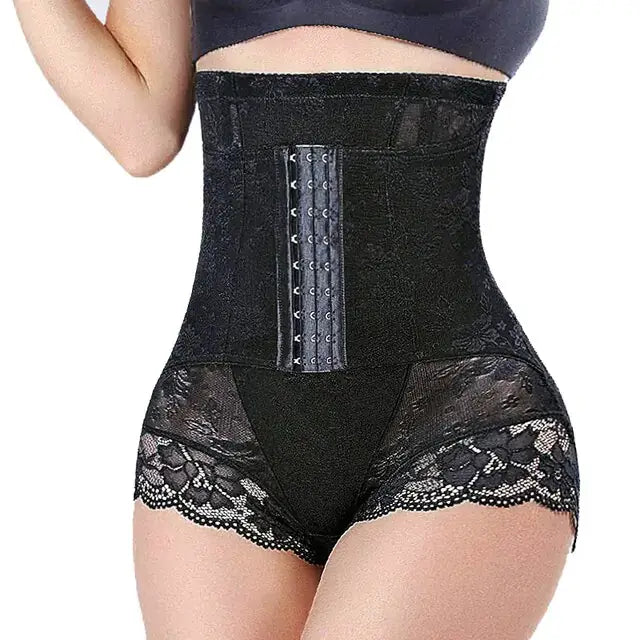 Sexy lace body shaper with zipper, contours curves, stylish lace detailing, enhances silhouette with comfort and confidence.