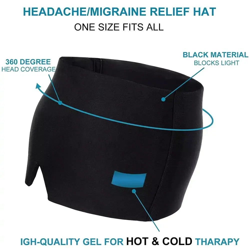 Soothe headaches and migraines with our Hot & Cold Therapy Cap, designed for ultimate comfort and targeted relief.