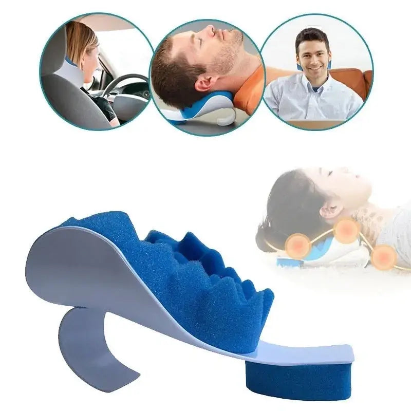 Ultimate comfort and support with the Neck Shoulder Relaxation Traction Pillow, reducing stiffness and improving circulation.