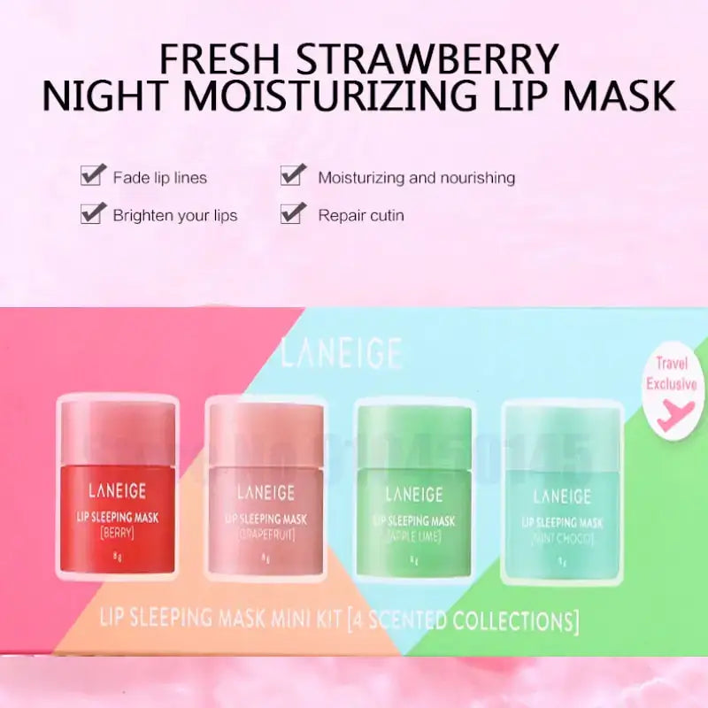 Korea cosmetic lip sleeping mask for intense hydration and overnight repair, leaving lips soft, smooth, and rejuvenated.