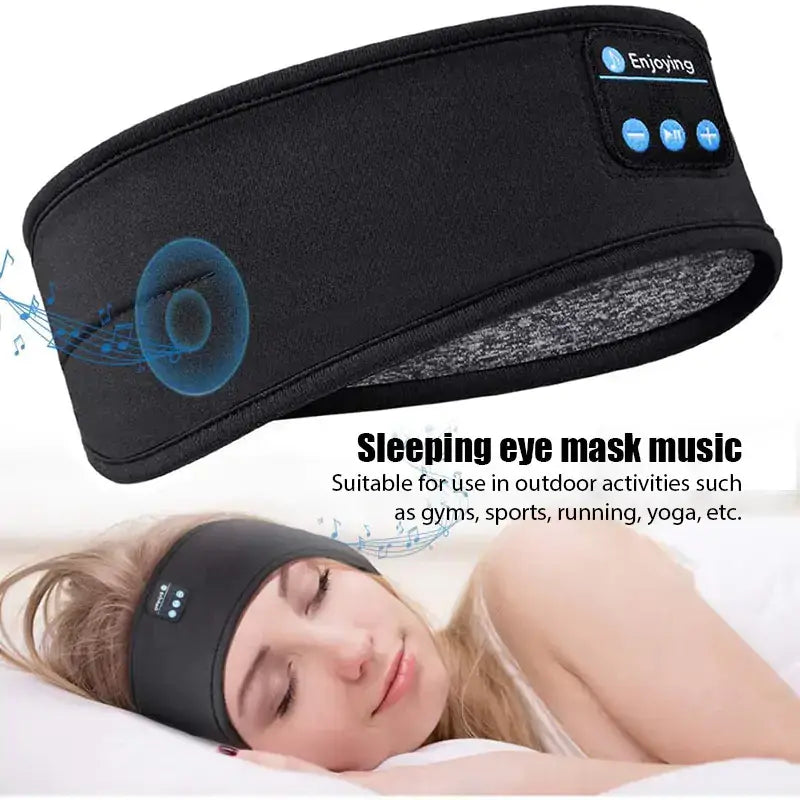 Indulge in relaxation with our Bluetooth Headphones Soft Elastic Eye Mask, blending comfort and sound for serene slumbers.